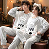 Women Cat Comfy Rayon Silk Fur Loungewear Set W121