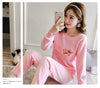 Women Pink Panther Comfy Butter Fur Loungewear Set W136