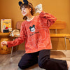 Women Cute Mouse Roundneck All weather Loungewear Set W134