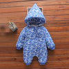 Caamouflag Blue Quilted Snow Suit #11557