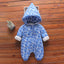 Caamouflag Blue Quilted Snow Suit #11557
