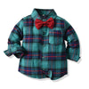 Gentelman Check Shirt Pant With Expander Suiting Set 11834