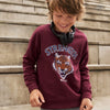 MN Tiger Face Strength Maroon Sweatshirt 5078