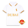 ML Dubai Embroided White Pony Polo 12025