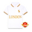 ML London Embroided White Pony Polo 12023