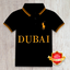 ML Dubai Embroided Black Pony Polo 12024