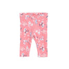 PMK Dark Pink Floral Capri 8125