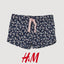 HM Floral Blue Jersey Shorts 11799