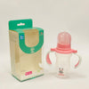 Mini T Umbrella Cap Pink Regular Feeding Neck Bottle with Handle 150 ML 6439