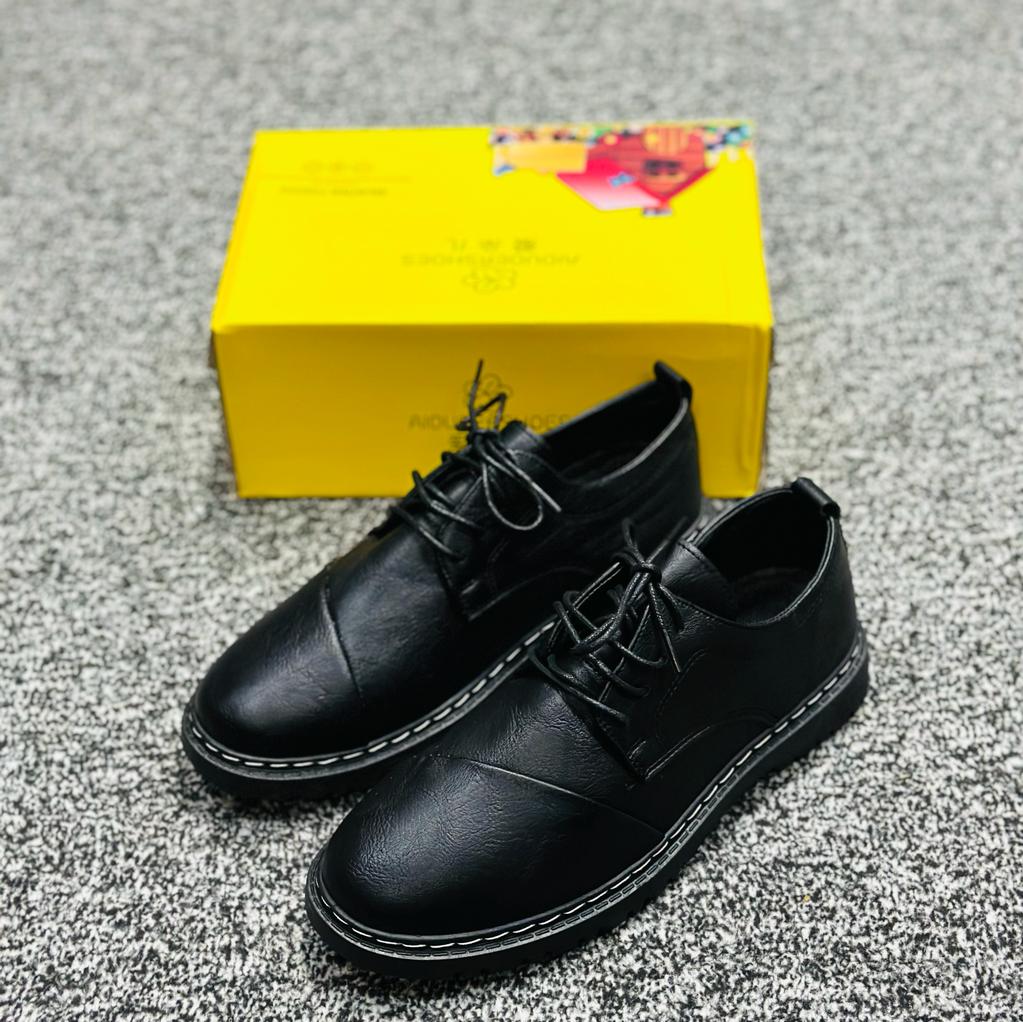 classy black shoes