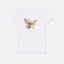 Fox B Butterfly Sequin White Shirt 7327
