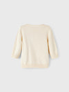 NME IT Fox Ecru Face Cream Knitted Sweater 11537