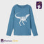 NME IT Dinosaur Blue Full Sleeve Shirt 9430