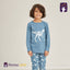 NME IT Dinosaur Blue Full Sleeve Shirt 9430