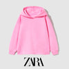 ZR Pink Loose Ends Style Hoodie 12713