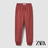 ZR Red Mulbery Terry Trouser 12501