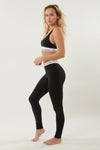 CK Black Breathable Cotton Legging and Bralette Gymwear Pair W169 C