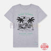 Zee M Palm Grey Shirt with Shorts 2 Piece Set 12034