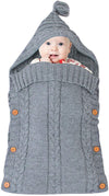Knitted Baby Sleeping Bag with Hood 2533