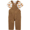 CRT Wild Brown Twill Overalls Dungaree 12234