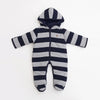 Blue Lining Quilted Romper Snow Suit #12441