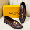 Women's Brown Louis Vuitton Monogram Loafers Providing Elegant Style With Premium Quality