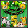 Jungle Theme Birthday Party Decoration Set 52 Pcs