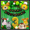 Jungle Theme Birthday Party Decoration Set 52 Pcs