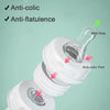 Hands-Free Baby Feeding Bottle with Pacifier & Cleaning Brush 300ml – BPA Free Food Grade