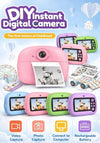 Kids DIY Instant Digital Camera with Photo Printing (Random Color)