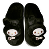 Kuromi Stuff Fur Black Winter Slippers 2645 C