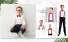 Kids Suspender with Bow Set #2658