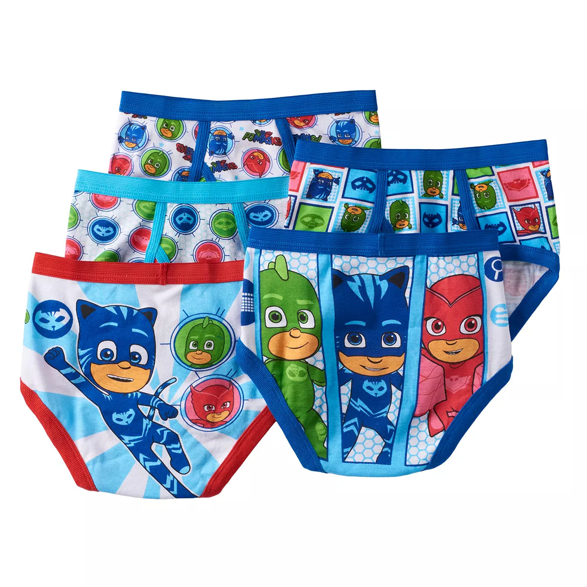 DC Pj Mask Justice League Mix Pack of 5 Underwear 12213