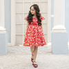 CNT Dreamy Red Summer Frock CF18