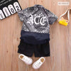 Ace Black Shirt and Short 2 Piece Set 12885