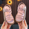 Pink 5 Stripe Washable Long Soft Sandal 2771 C