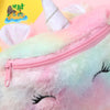 Rainbow Unicorn Plush Body Waisy Bag 2476