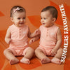 LEE Peach Kangaroo Pocket Sleeveless Romper Bodysuit 13524