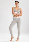 CK Grey Breathable Cotton Legging and Bralette Gymwear Pair W169 B