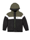 U.S P Assn. Green Snorkel Jacket with Fleece Cap Inner 12394