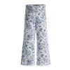 OM White Floral Twill Pant 12841