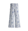 OM White Floral Twill Pant 12841