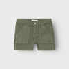 Nme it Olive Green Square Pocket Shorts 12952