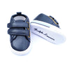 RL Polo Blue Leather Texture Prewalking Shoes 2664 B