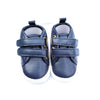 RL Polo Blue Leather Texture Prewalking Shoes 2664 B