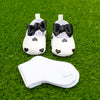 Hearts White Booties with Socks Set #2661 A