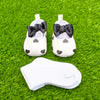 Hearts White Booties with Socks Set #2661 A