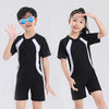Black Quick Drying  Unisex Swimsuit 13602