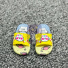 Space Cat Yellow Washable Soft Slippers 2507