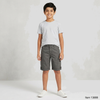 Max Grey Cotton Twill Shorts 13888